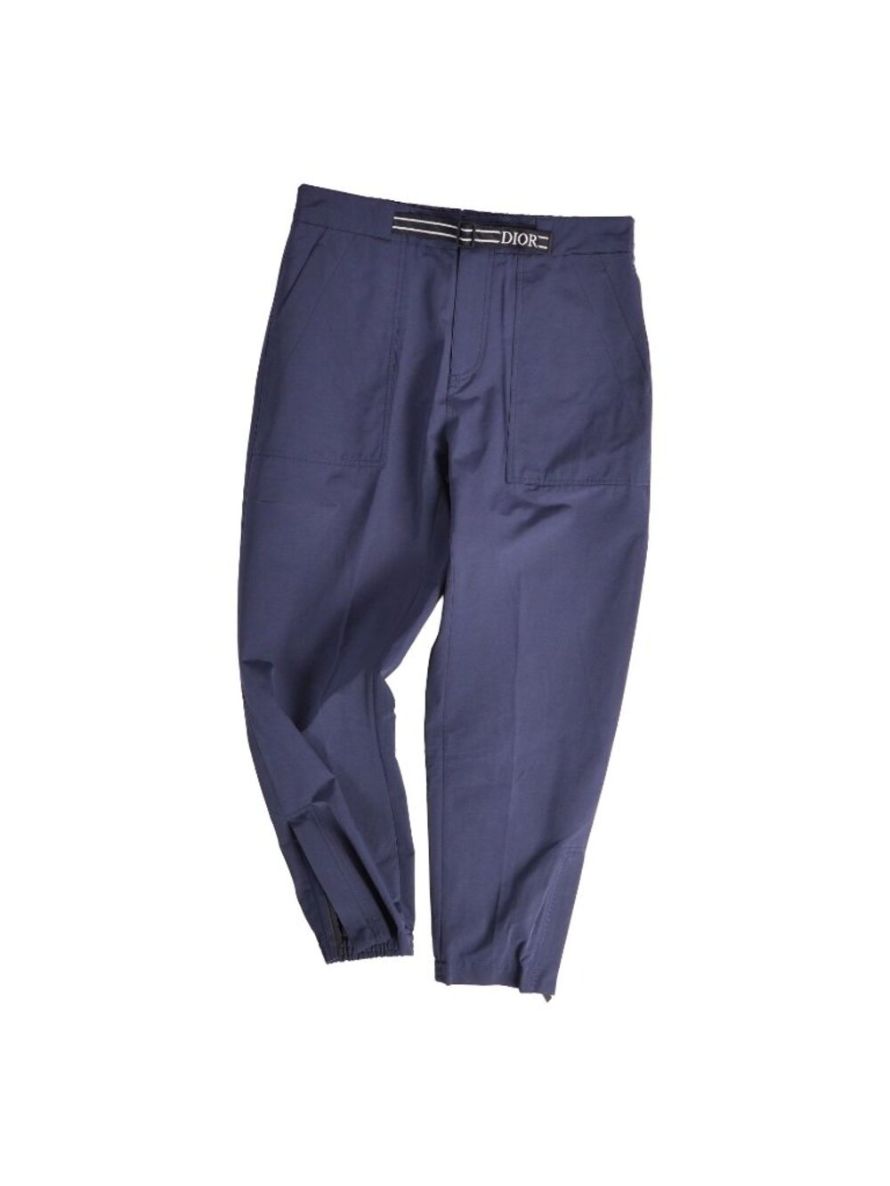 Dior Pants Long Easy Logo Cotton Navy 48